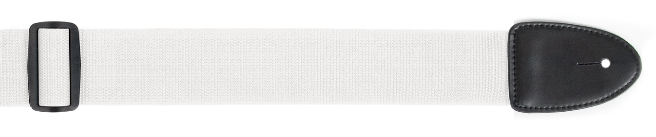 XTR | LS001WH | Poly Web Guitar Strap | White XTR | LS001WH | Poly Web Guitar Strap | White